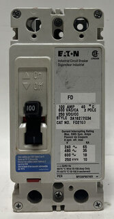 Eaton - FD2100 - 100A 600V 2P Breaker Product Image